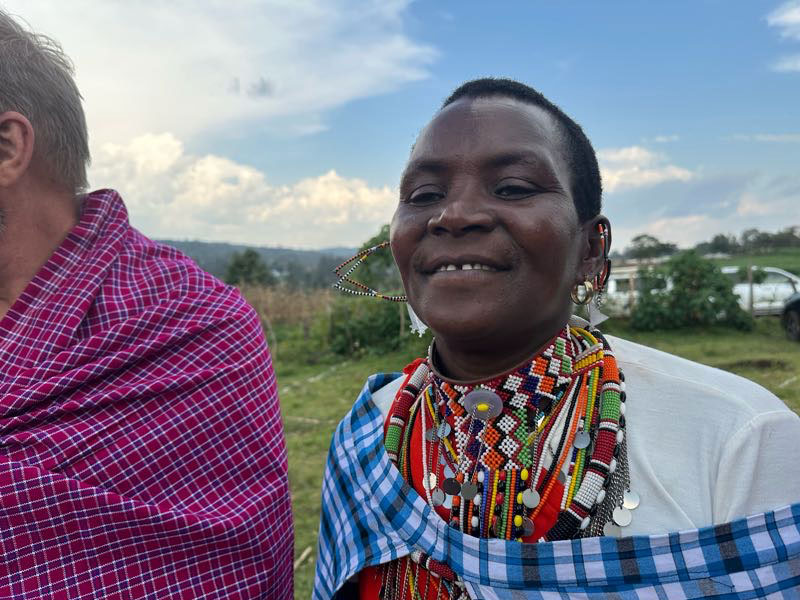 Smiling community member
