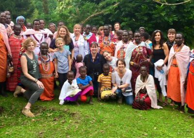 Andrea and delegation from Bend, Oregon in Enoosaen